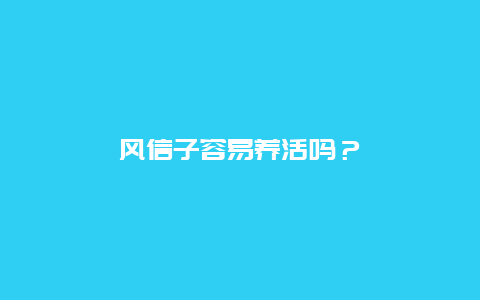 风信子容易养活吗？